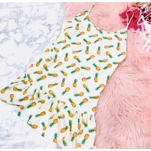 Audrey 3 + 1 Pineapple Shift Dress